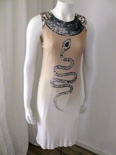 Marc Cain Edles Kleid N4 (eher 38) mit Seide -wie neu! 1 x getragen