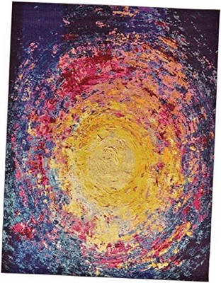  Estrella Collection Abstract, Gradient, 9 x 12 ft Rectangular Multi/Brown