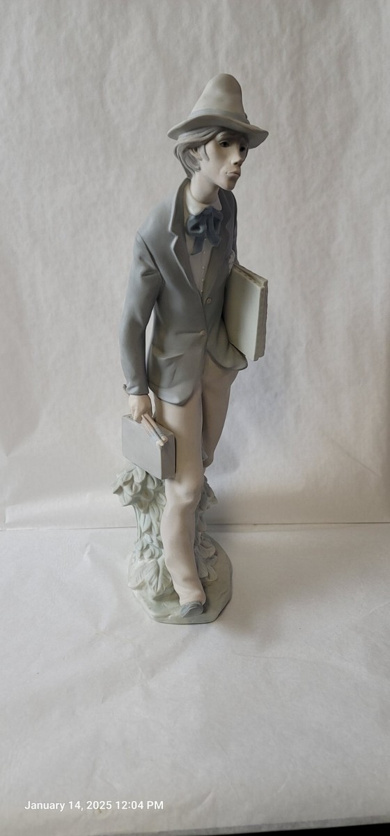 Lladro #4732 The Artist Painter Figurine 14