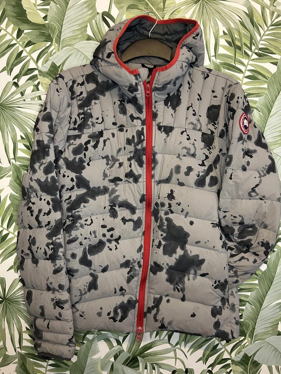 Grey Mens Parka Red Canada Goose Brookvale Down Puffer Jacket Mens
