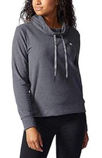 adidas Women's Fleece Trans Hoodie, Black M 