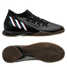 New Adidas Predator Edge.3 IN Indoor Soccer Shoes Futsal Sz 11.5 Black-White