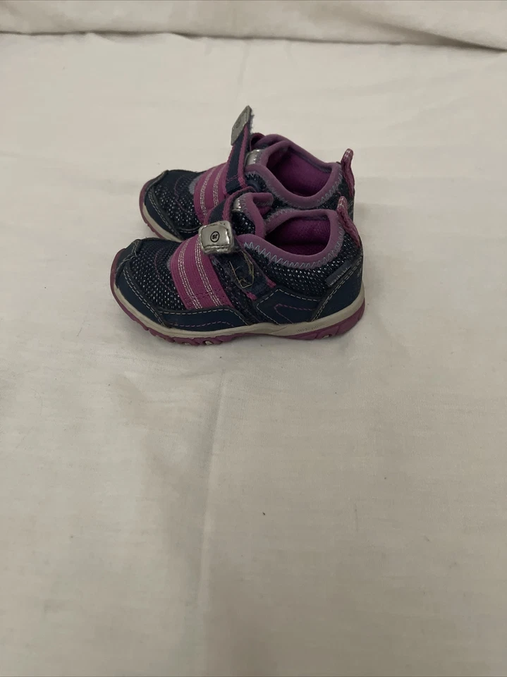 Stride Rite Baby Girl Sneakers Size 4 - Image 2 of 4