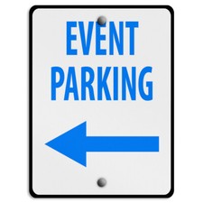 Vertical Metal Sign Directional Aluminum Left Arrow Weatherproof Street