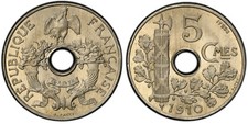 Test 5 Cents Patey 1910 PCGS Sp 66 Gem-16.2 - Ma
