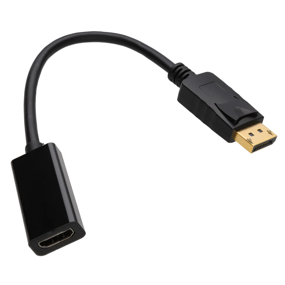 Slimline Displayport Dp v1.4 Stecker Zu HDMI 4K 60Hz Konverter Adapter Kabel - Bild 2 von 4