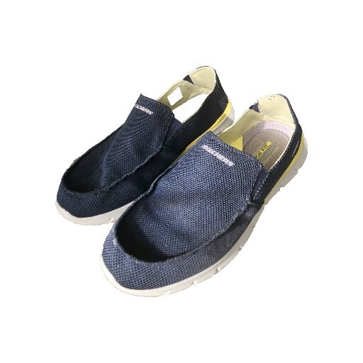 Skechers Mens Air Cooled Memory Foam Slip-on Shoes Wide Fit Sz 14