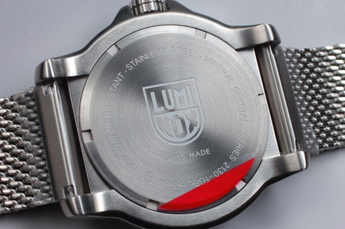 【UNUSED w/Case】 LUMINOX Series 2130 X2.2134 Blue 45mm G Manta Steel QZ Men Watch - Picture 4 of 12