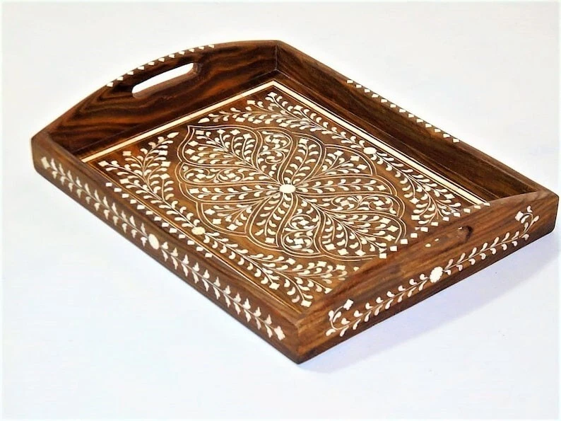 Bone Inlay Tray - Image 3 of 4
