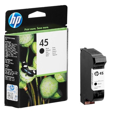Original HP 45 Patrone schwarz black für DeskJet 755 c cm 815c 820c cse cxi 830c