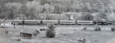 AM Payne 8x10 1967 Rio Grande #478 Train Photo Farmington NM Railroad Passenger