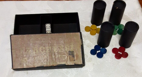 Vintage Parcheesi "A Royal Game of India" Popular Edition Game Pieces 1937 - Picture 2 of 2