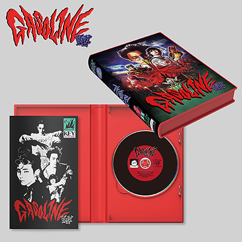 SHINEE KEY GASOLINE 2nd Album VHS/FLOPPY CD+POSTER+Photo Book+Card