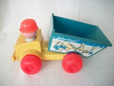 Jouet vintage Fisher price : camion benne