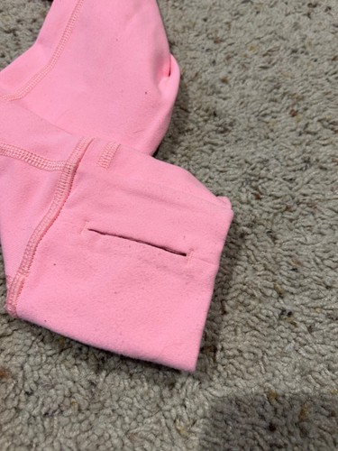 IVIVVA By Lululemon size 12 Girls Coral Peach-Pink Zip Up Jacket PRETTY Z23 - Picture 3 of 5