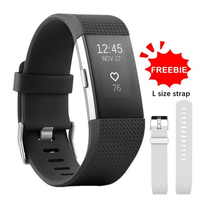 Fitbit Charge 2 Smart Bracelets Yoga Monitor Pedometer Tracker with S & L Sizes