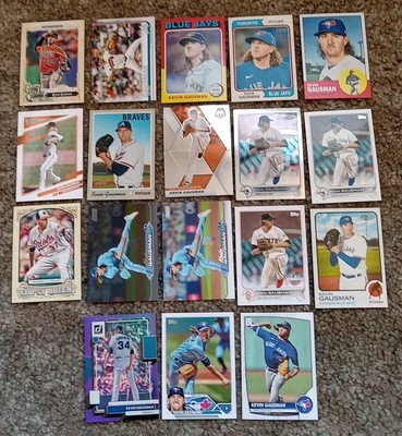 Kevin Gausman 18 different baseball card Lot various years brands MLB Blue Jays