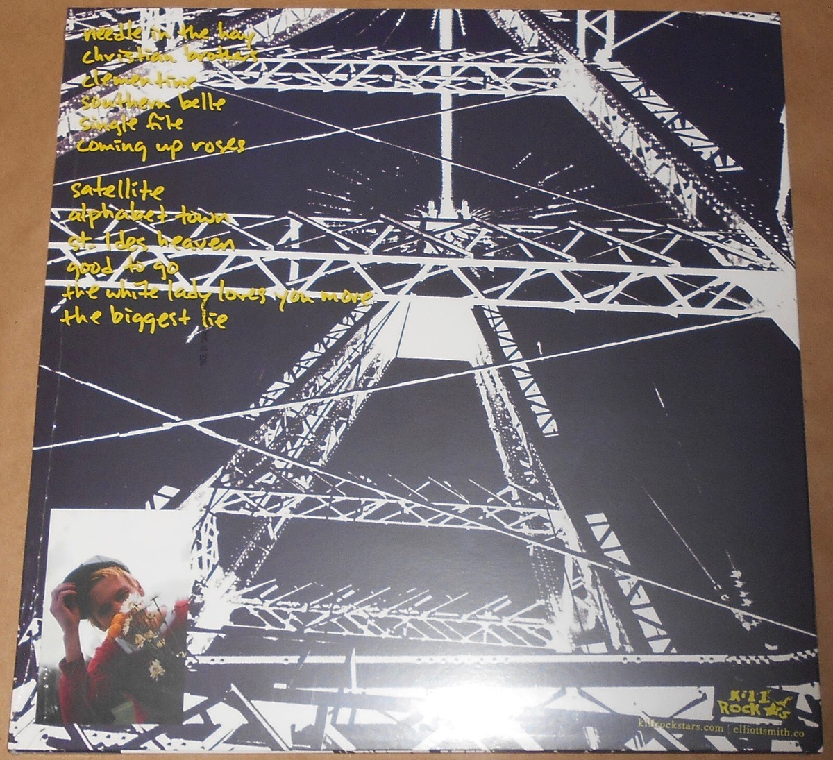 Elliott Smith Clementine Orange Colored Vinyl LP Self-Titled