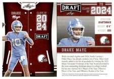 2023 Leaf Draft  #79 DRAKE MAYE  Class of 2024 RC Carolina