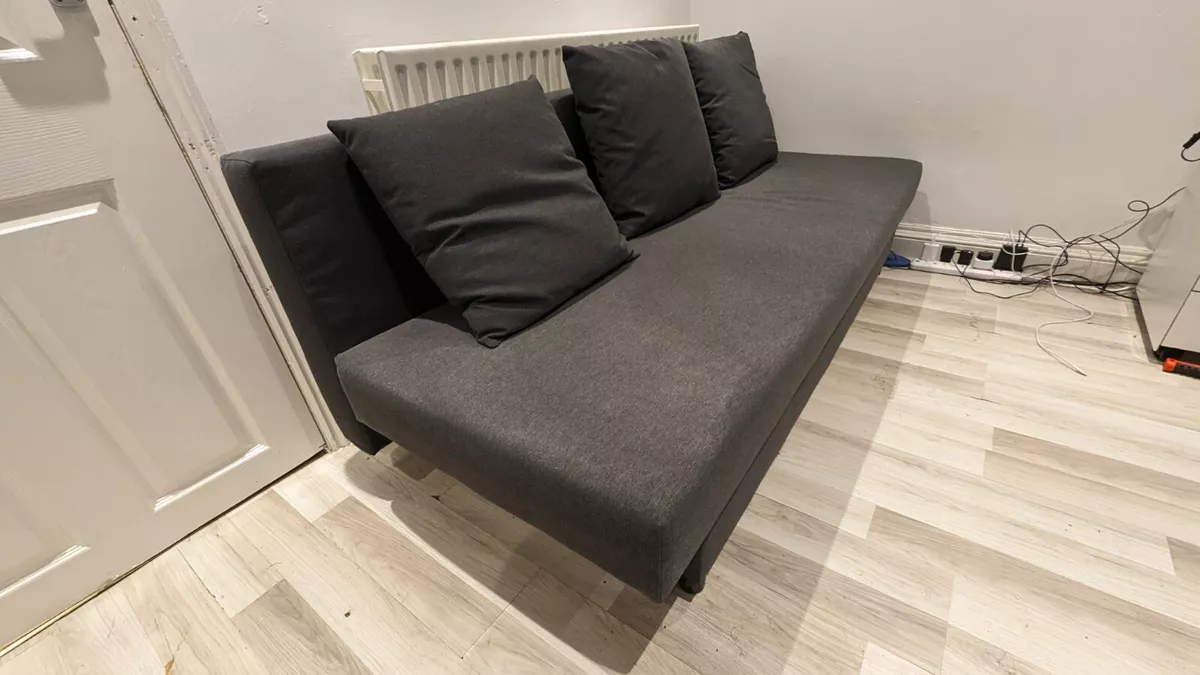 IKEA ASARUM Sofa Bed New Condition includes Three Cushion Pillows