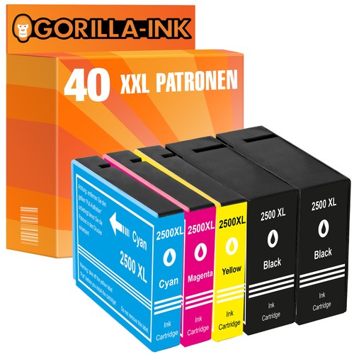40 Patronen für Canon PGI520 PGI525 PGI550 PGI570 PGI580 PG1500 PG2500 - Bild 28 von 177