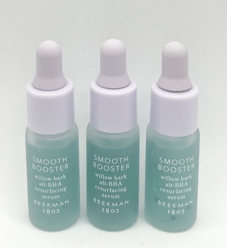 BEEKMAN 1802 SMOOTH BOOSTER Erneuerungsserum je 0,16 flüssige Unzen Reisegröße X3