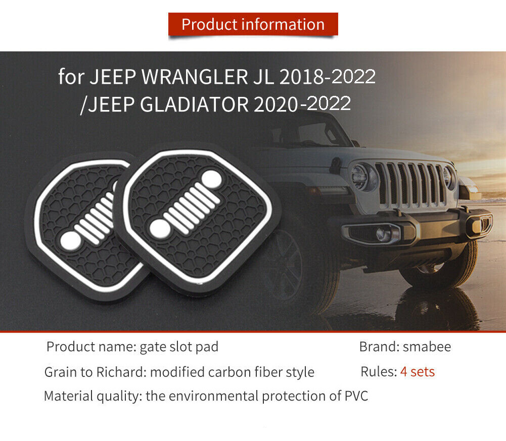 Cup Holder Coaster For 20182022 Jeep Wrangler / Gladiator Console