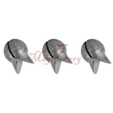 50/100 Pack Fishing Removable Split Shot Sinker Lead Weight Clip On Weights Bass