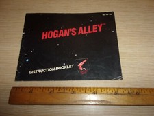 NINTENDO MANUALS ONLY NES HOGAN'S ALLEY