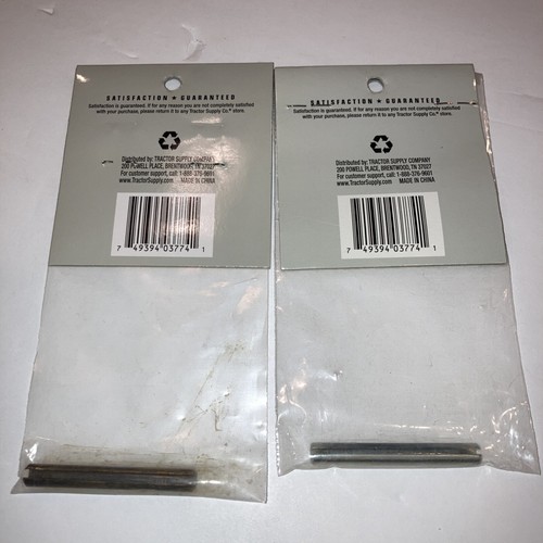 Pasador de resorte de suministro de tractor CountyLine de 2 unidades 1/4” X 2,00” S175015TSC para remolque + - Imagen 9 de 9