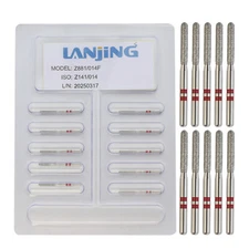 Zirconia Bur Crown Removal Diamond Bur Round End Cylinder FG Fine Grit Z881/014F