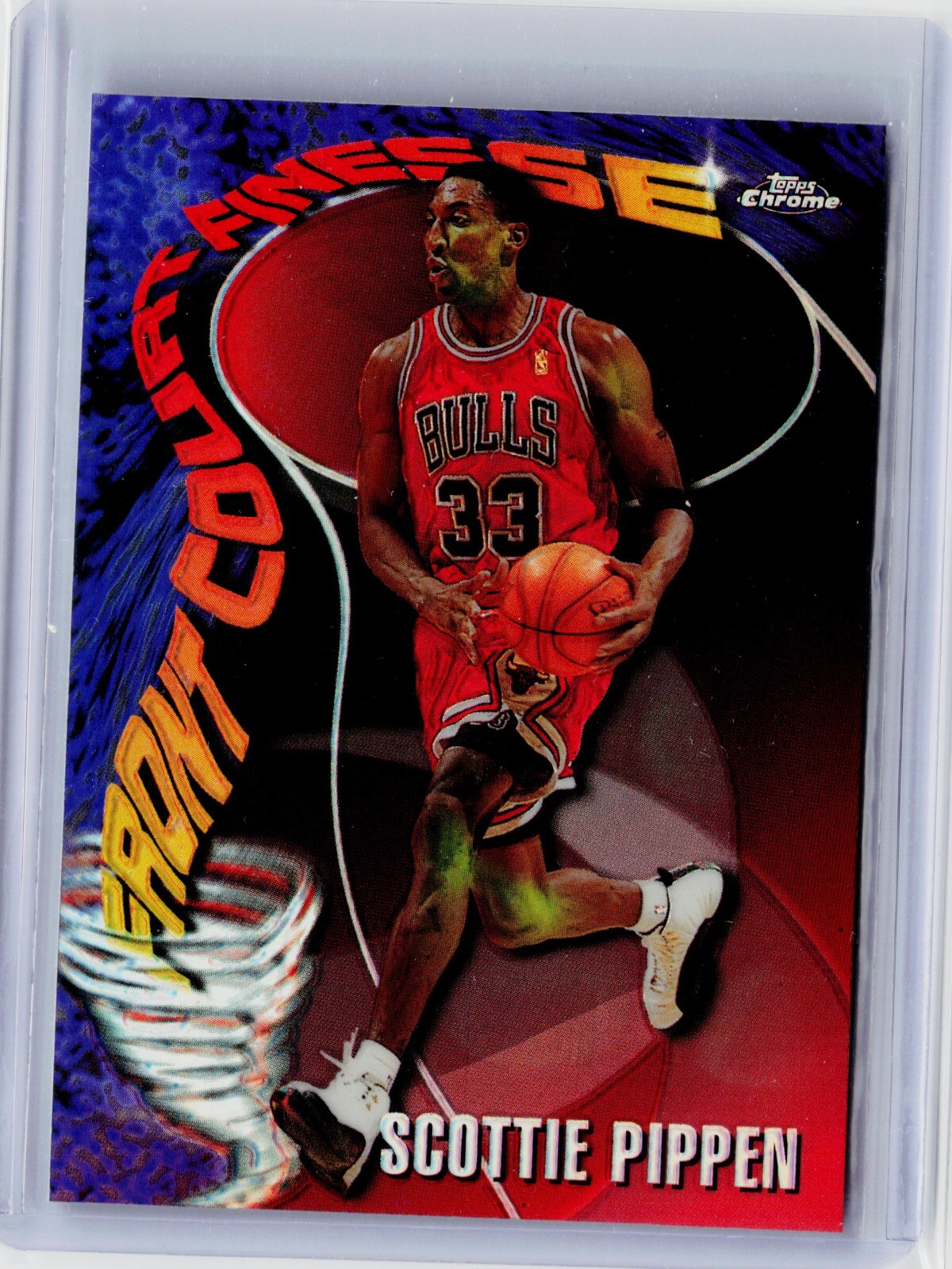 1997-98 TOPPS CHROME SEASONS BEST REFRACTOR #12 - SCOTTIE PIPPEN