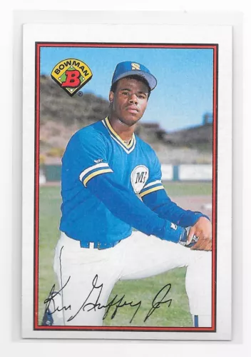 1989 Bowman - Ken Griffey Jr #220 Rookie RC Seattle Mariners MLB Baseball Card