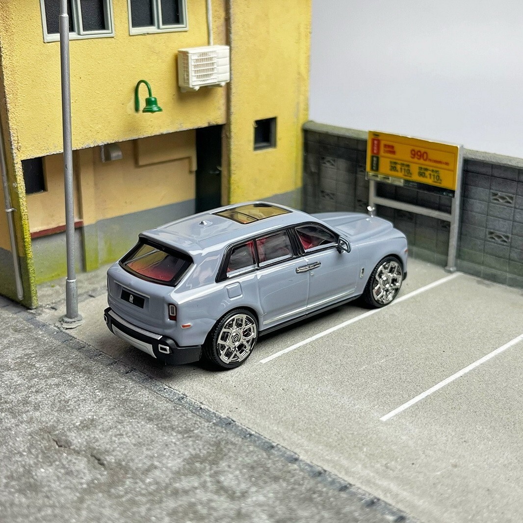 SC ART 1/64 Scale Rolls Royce Cullinan Grey Dicast Car Model Toy