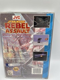 Star Wars: Rebel Assault (Sega CD, 1993) Complete with Manual 