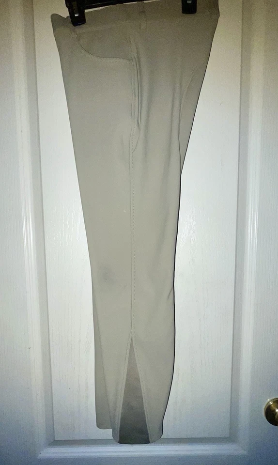 Pantalones con parche de rodilla Ovation para montar jóvenes talla 16 Foto 2 de 4