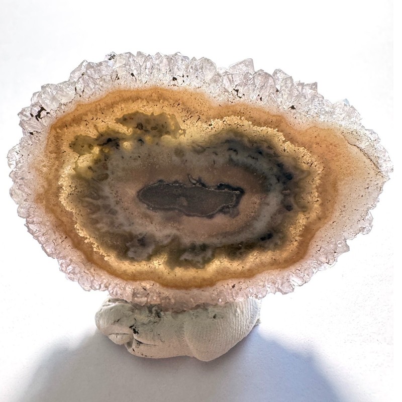 Stalactite Flower Slice  Polished Both Sides    VX404