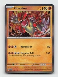 Groudon 108/217 Mega Evolution: Ascended Heroes Holo Rare