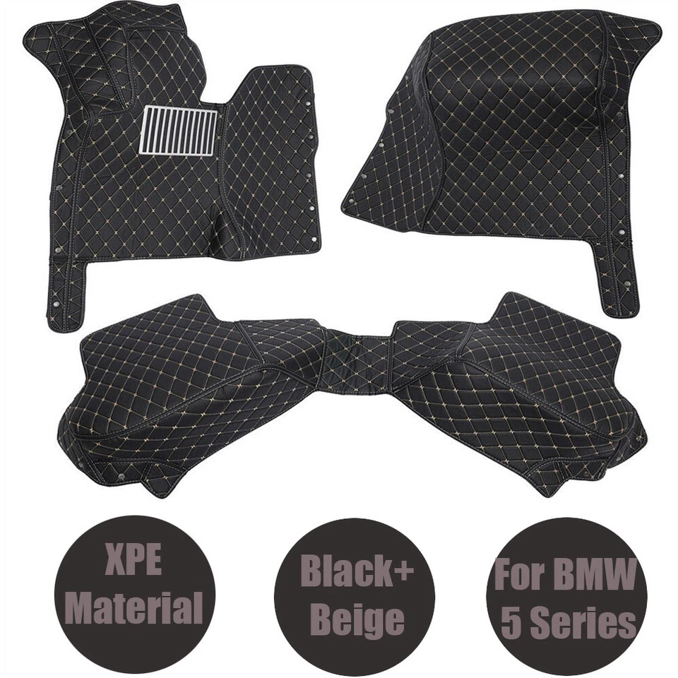 FOR BMW 5-Series F10 E60 520i 525i 528i 530i 535i Custom Car Floor Mats Carpet - Image 3 of 4