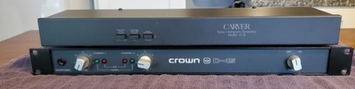 CARVER C-9 SONIC HOLOGRAM GENERATOR  AND CROWN D-45 AMPLIFIER