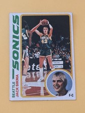 Jack Sikma 1978-79 Topps Seattle Supersonics RC ROOKIE Card #117. rookie card picture