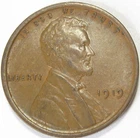 1919 Lincoln Wheat Cent - About Uncirculated - #10878-31