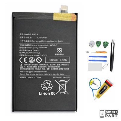 BN59-Premium Ersatz Akku Für Xiaomi Redmi Note10|Pro|Max|10S 4G Batterie Li-Ion