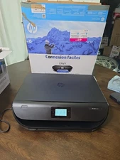 HP Envy 5055 All-in-One Wireless Inkjet Color Printer Black Tested & Working