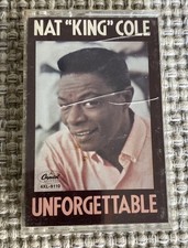 Nat "King" Cole Unforgettable Cassette Tape Capitol Records