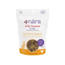 Caf Nara Jerky Squares Hip Joint Support Dog Treats, 5 Ounce Pack of 1