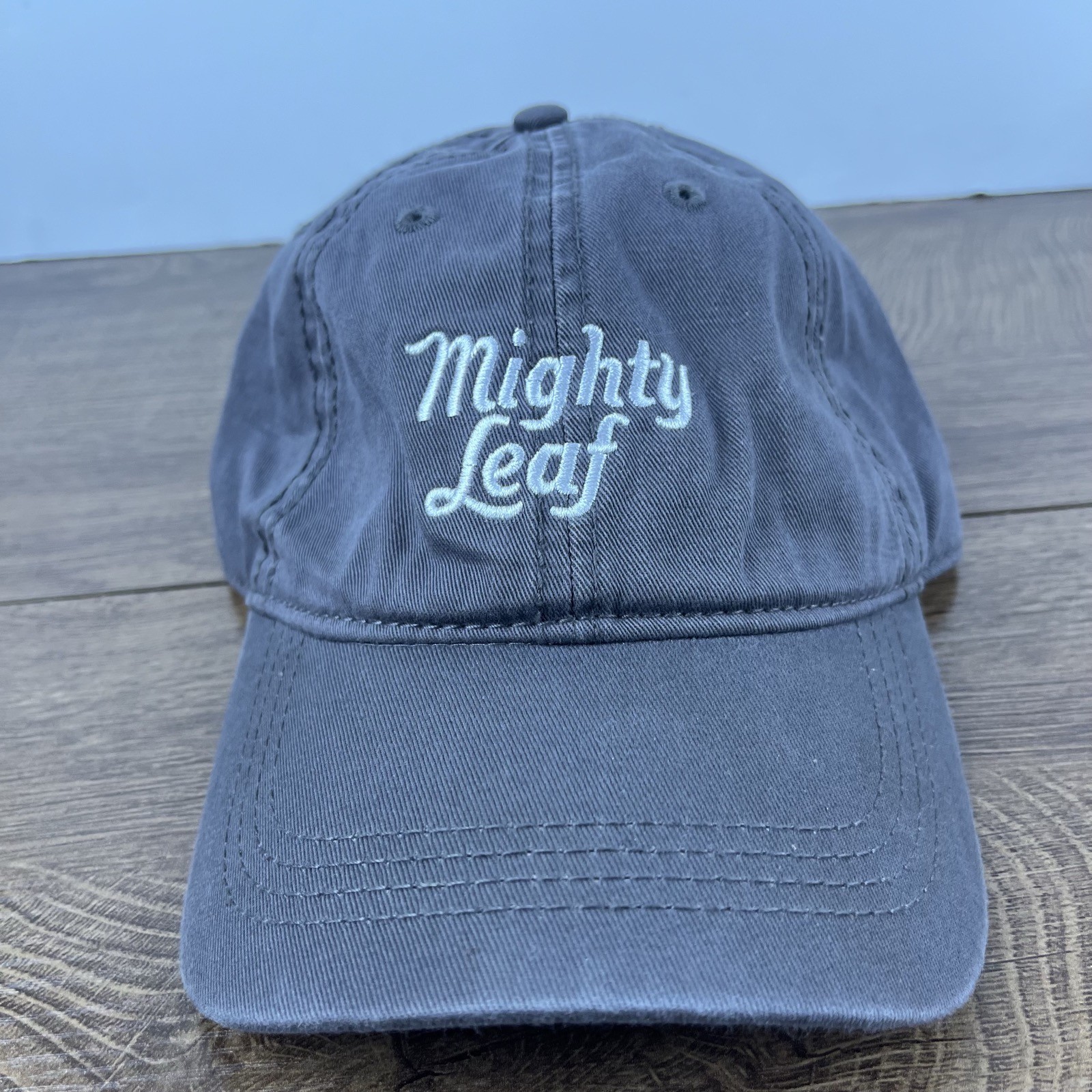 Mighty Leaf Hat Gray Adjustable Hat Gray Adult Si… - image 1