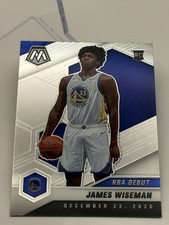 2020-21 Panini Mosaic Basketball NBA Debut RC #266 James Wiseman