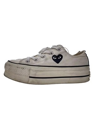 Converse Play Comme Des Garcons Low Cut Sneakers 22Cm Wht Canvas 31315301  G3g22
