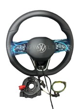 VW CADDY MK5 2020+ Flat Bottom Steering Wheel Heated Retrofit Kit Set